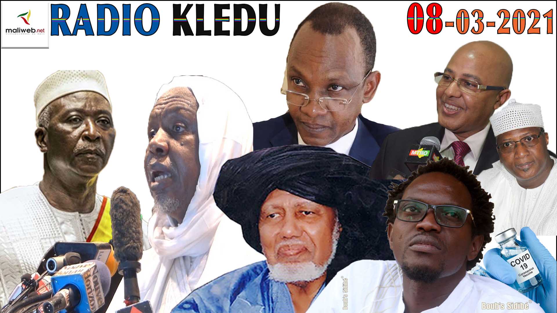 La Revue de Presse de la RADIO KLEDU du 08 Mars 2021
