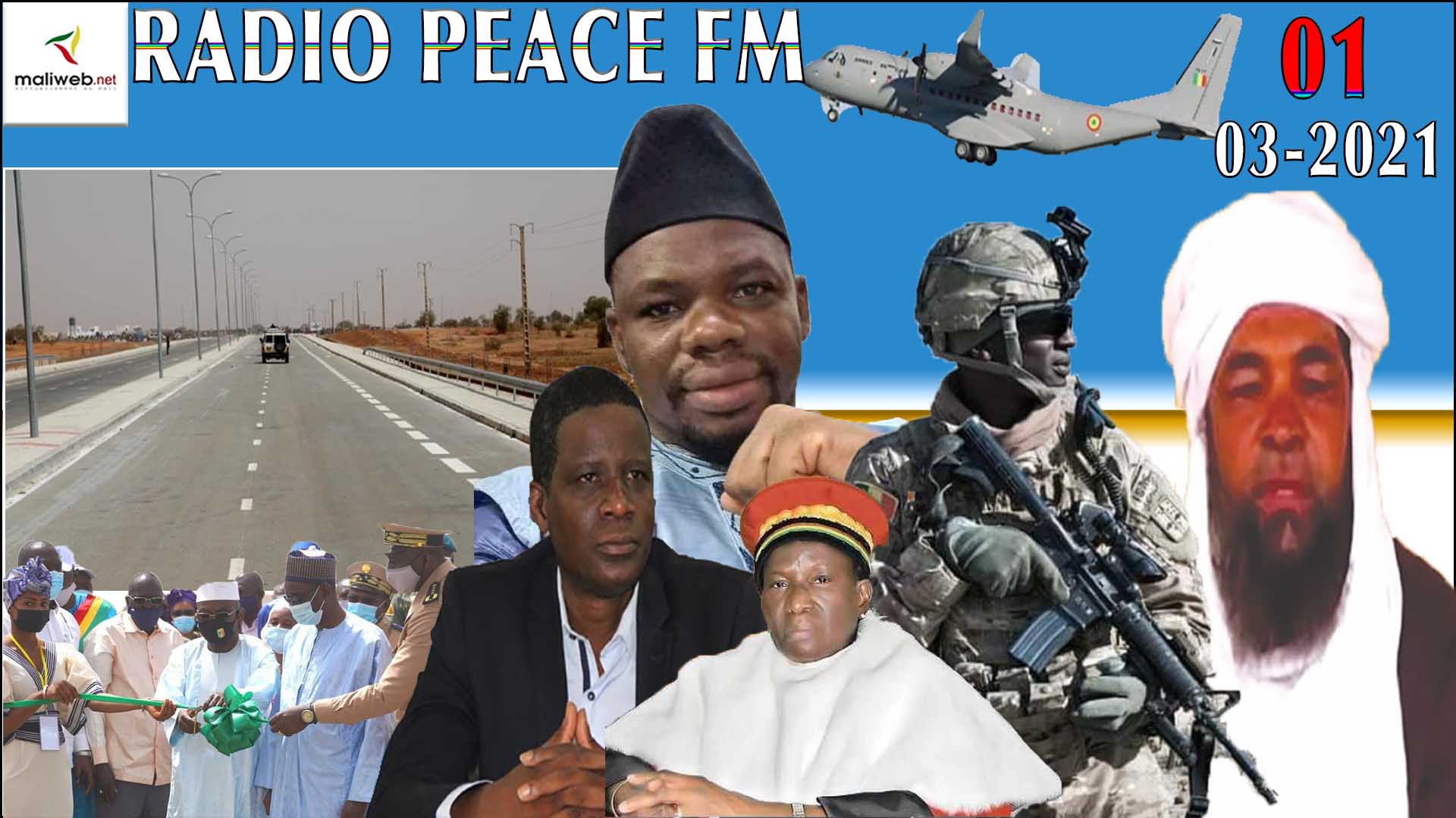 La Revue de Presse de la RADIO PEACE FM du 01 Mars 2021
