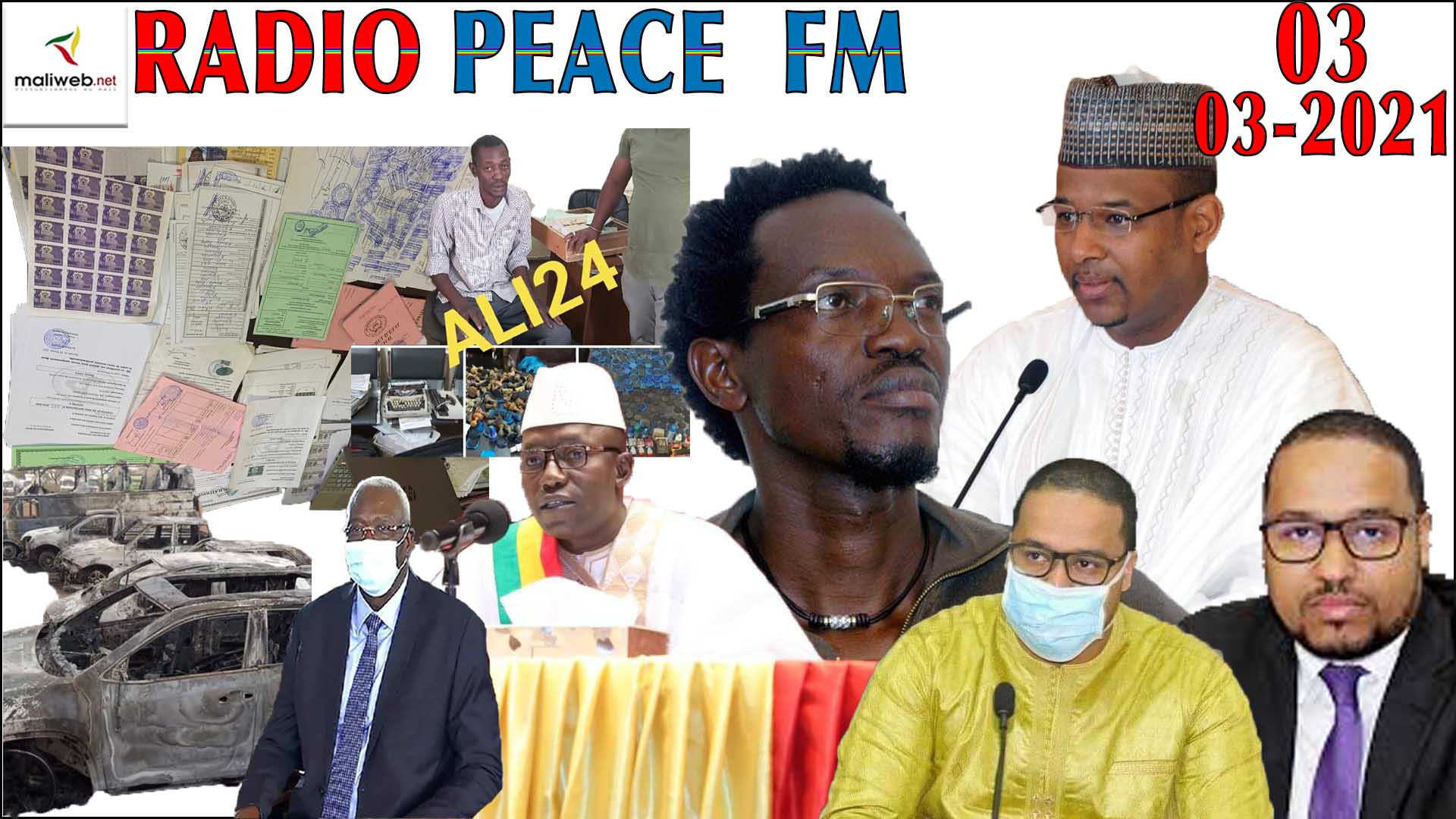 La Revue de Presse de la RADIO PEACE FM du 03 Mars 2021