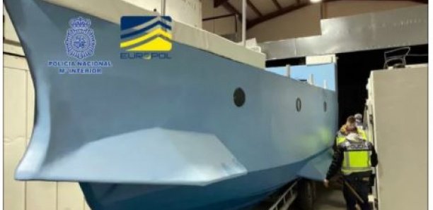 Le premier “narco sous-marin” fabriqué en Europe saisi en Espagne