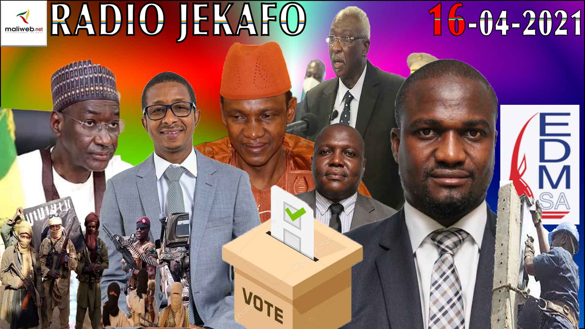 La Revue de Presse de la RADIO JEKAFO du 16 avril 2021