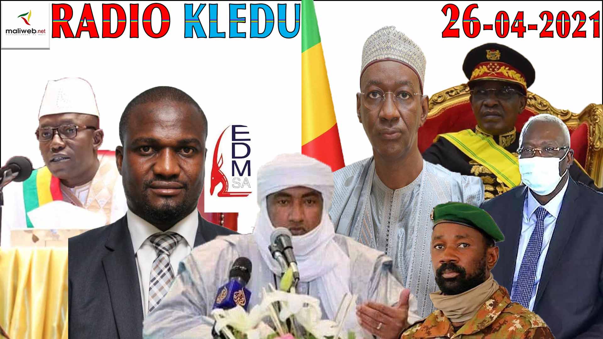La Revue de Presse de la RADIO KLEDU du 26 avril 2021