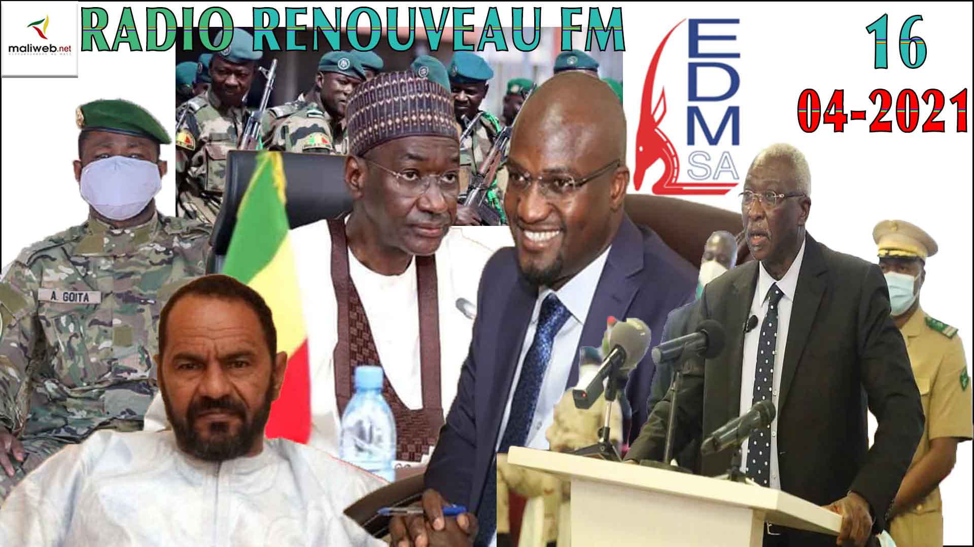 La Revue de Presse de la RADIO RENOUVEAU FM du 16 avril 2021