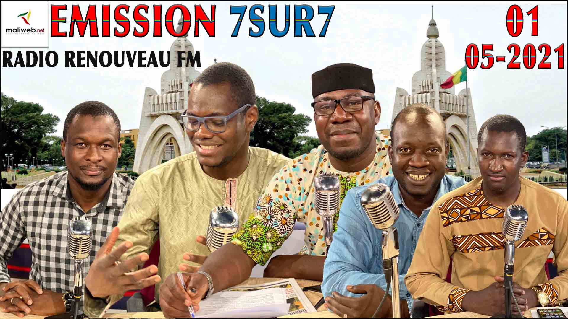 Emission 7SUR7 de la Radio Renouveau FM du 01 Mai 2021
