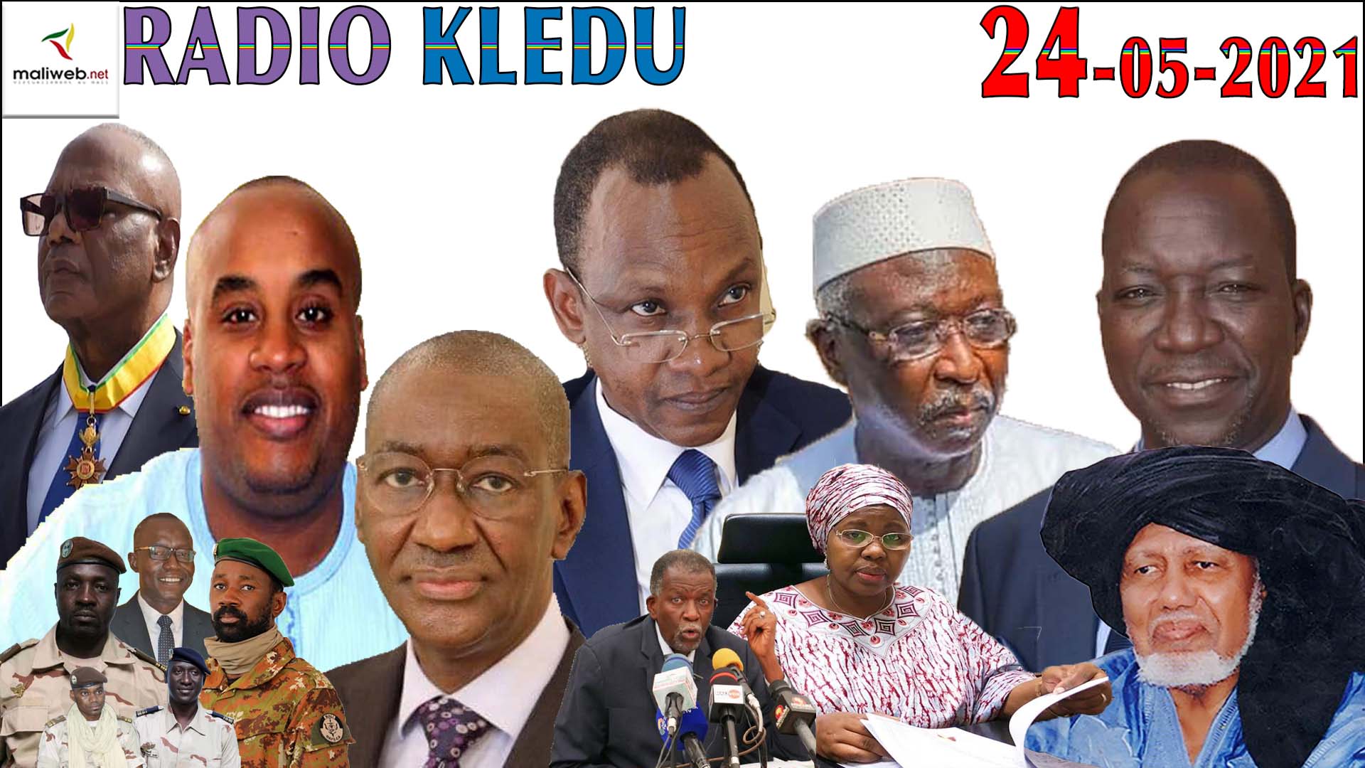 La Revue de Presse de la RADIO KLEDU du 24 Mai 2021