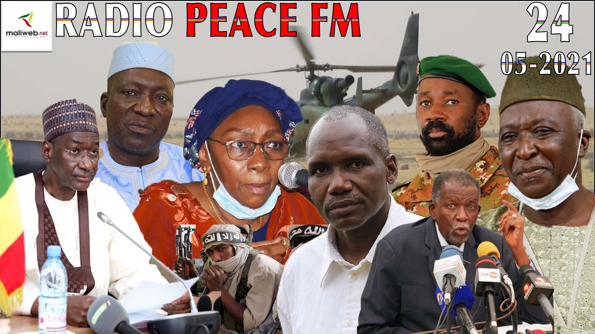 La Revue de Presse de la RADIO PEACE FM du 24 Mai 2021
