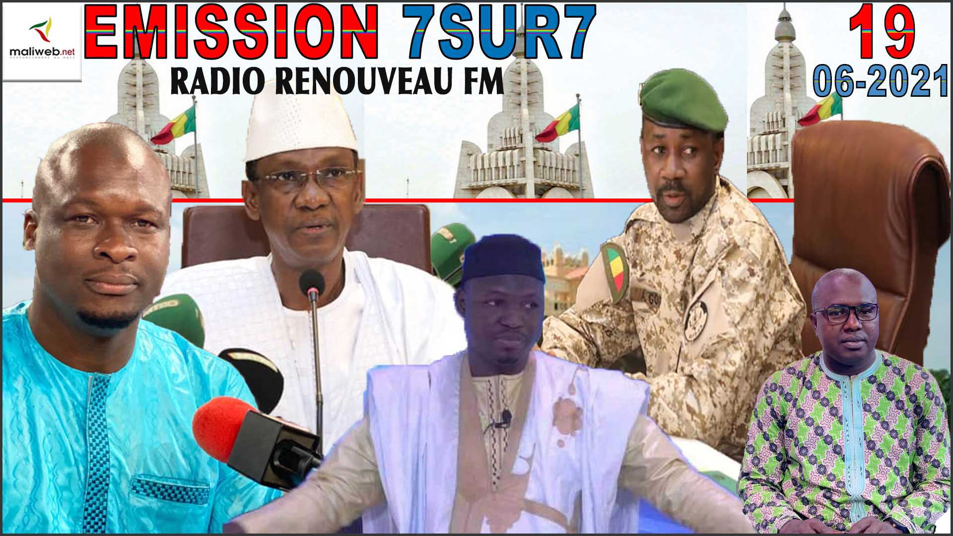 Emission 7SUR7 de la Radio Renouveau FM du 19 Juin 2021