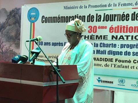 Mme Wadidié Founè Coulibaly à Nioro :  Bouillé Haïdara met le point sur les i