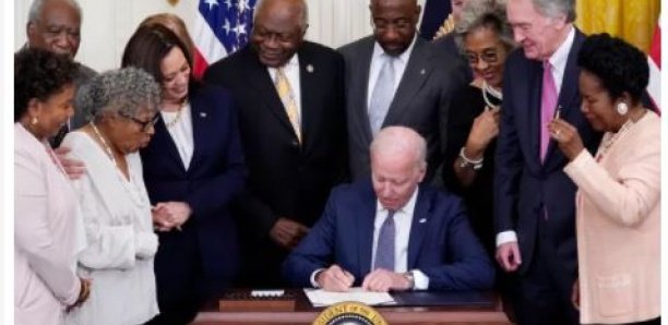 USA: Le Juneteenth devient un jour férié pour marquer la fin de l'esclavage
