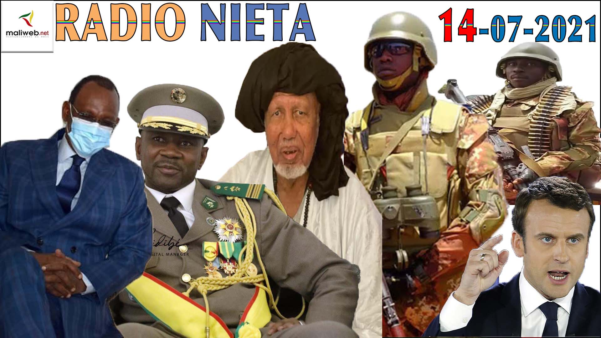 La Revue de Presse de la RADIO NIETA du 14 Juillet 2021