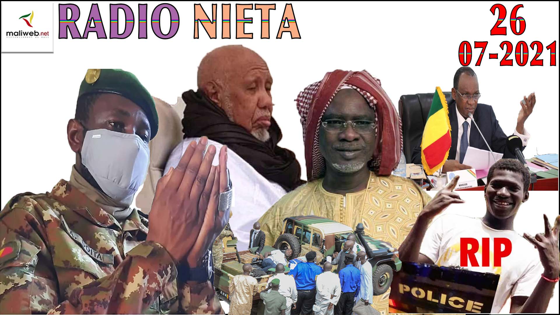 La Revue de Presse de la RADIO NIETA du 26 Juillet 2021