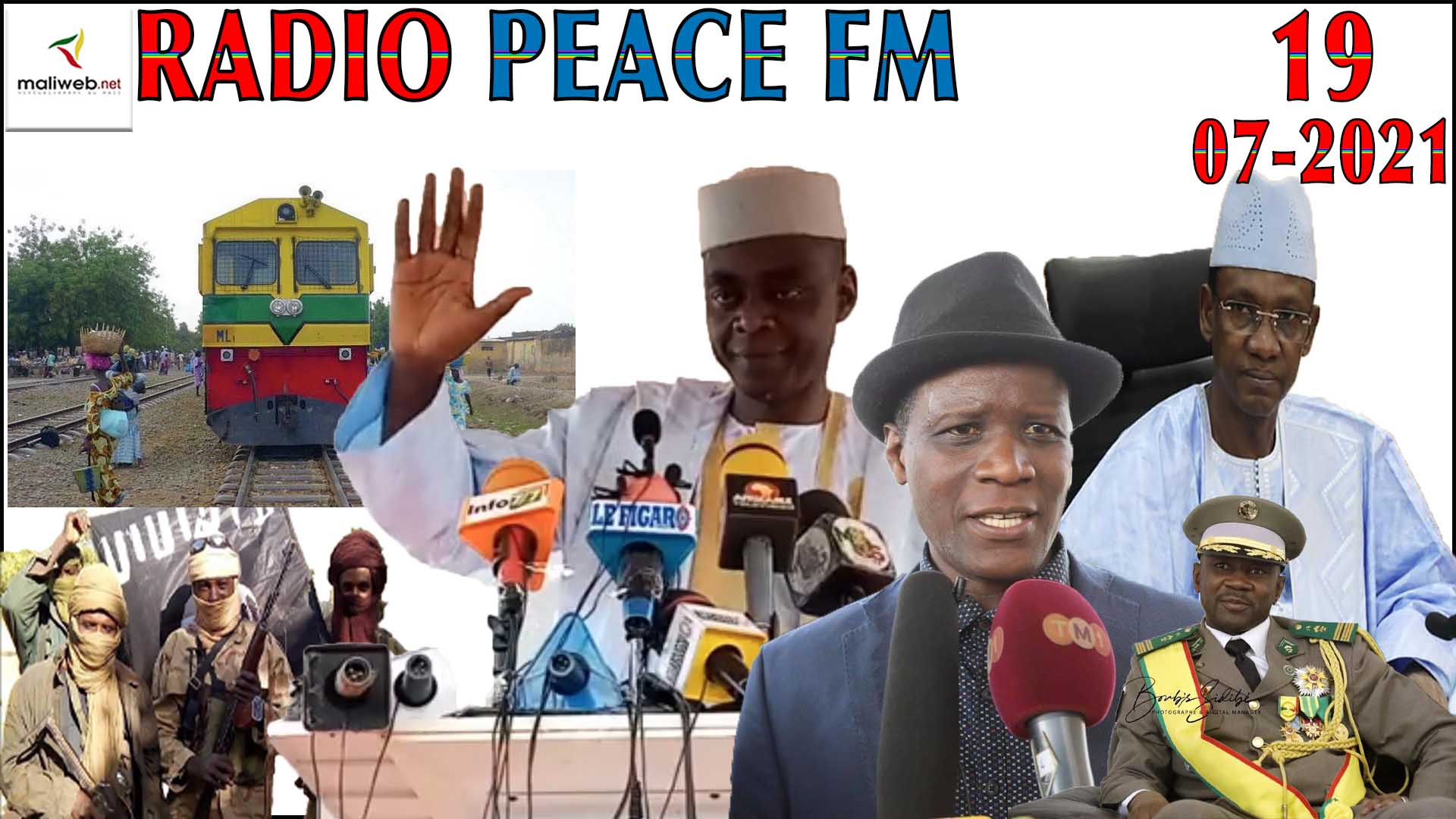 La Revue de Presse de la RADIO PEACE FM du 19 Juillet 2021