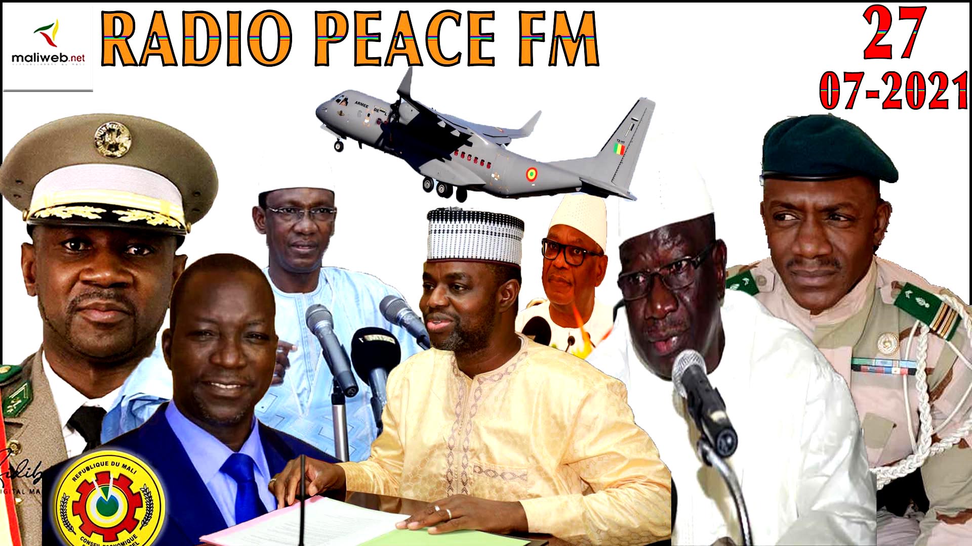 La Revue de Presse de la RADIO PEACE FM du 27 Juillet 2021