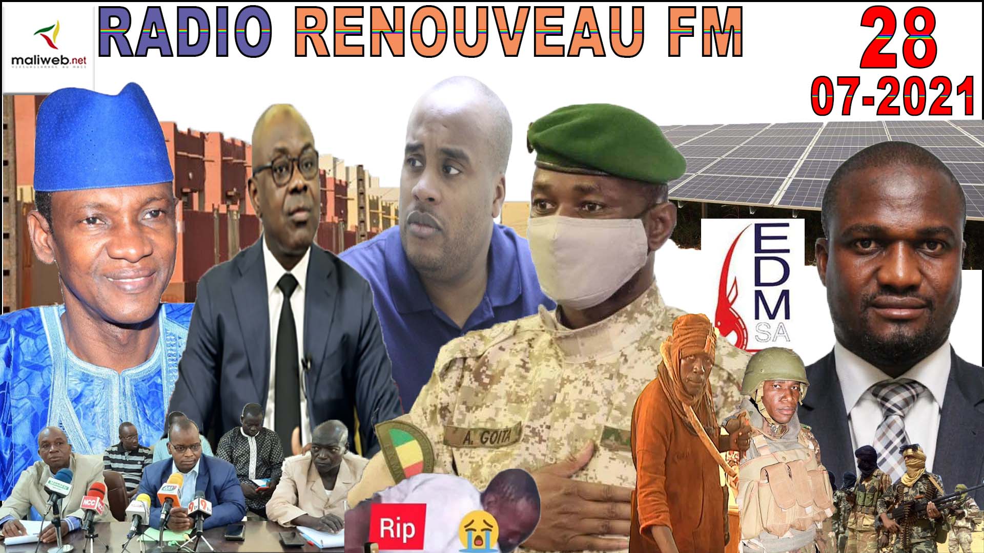 La Revue de Presse de la RADIO RENOUVEAU FM du 28 JUILLET