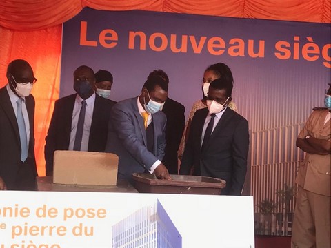 Pose de la première pierre du nouveau siège d’Orange-Mali