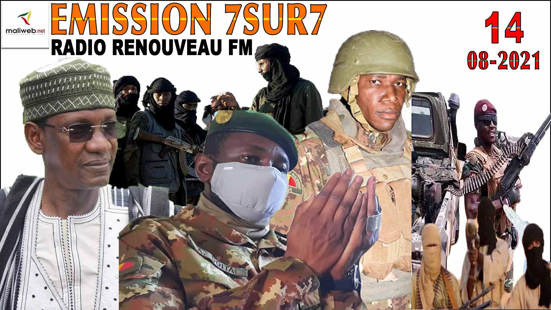 Emission 7SUR7 de la RADIO RENOUVEAU FM du 14 Août 2021
