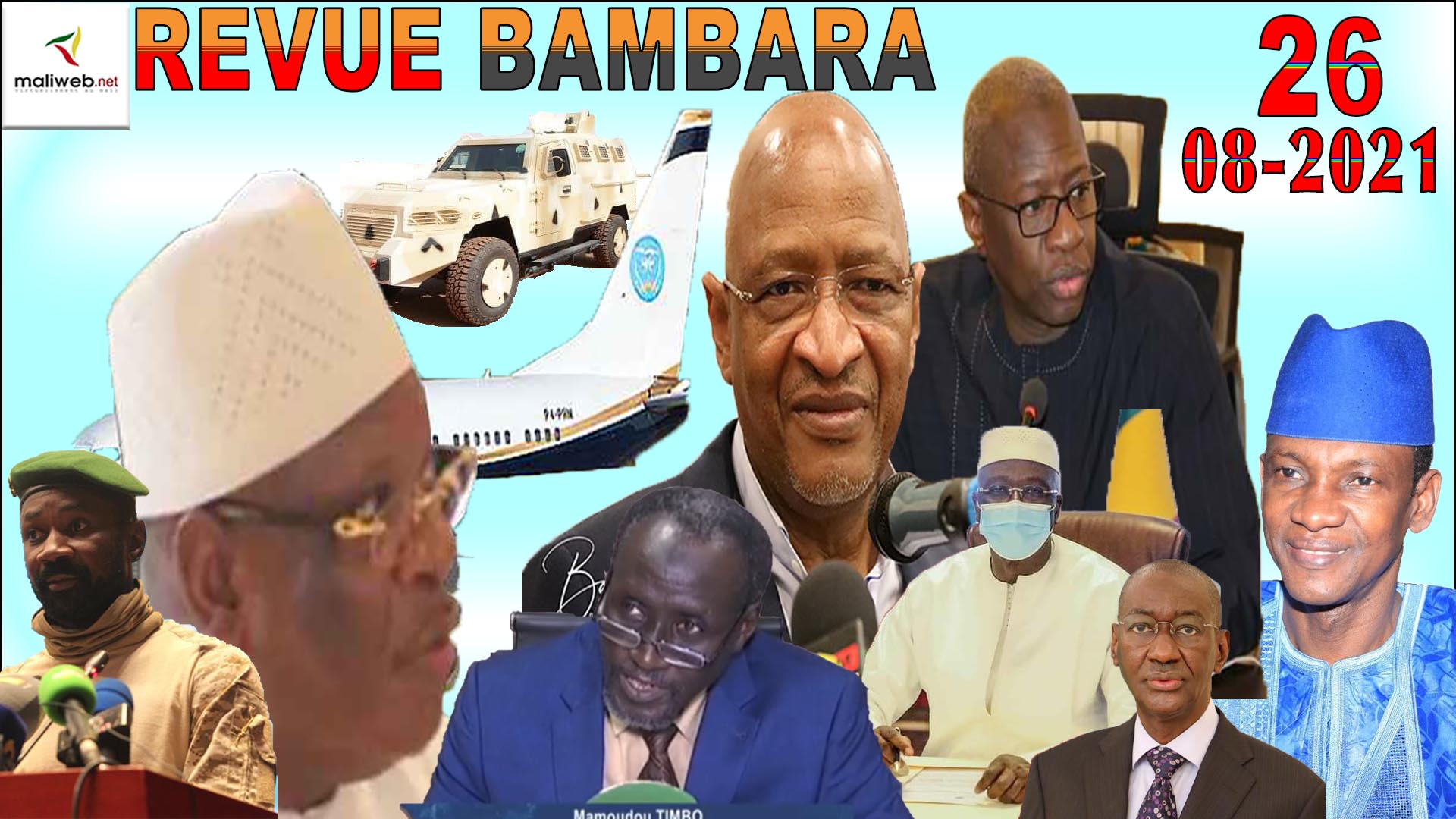 La Revue de Presse en Bambara du 26 Aout 2021