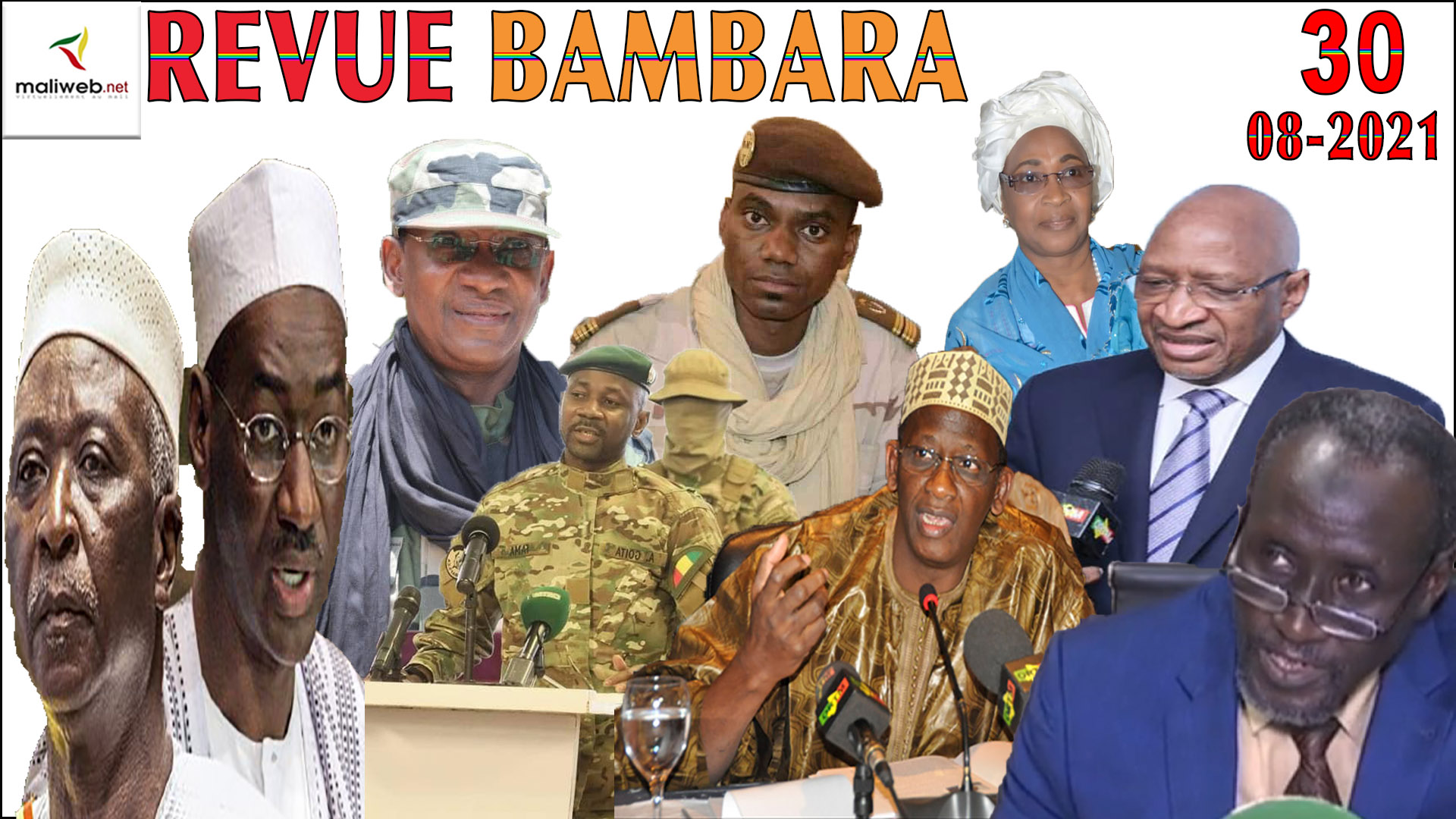 La Revue de Presse en Bambara du 30 Aout 2021