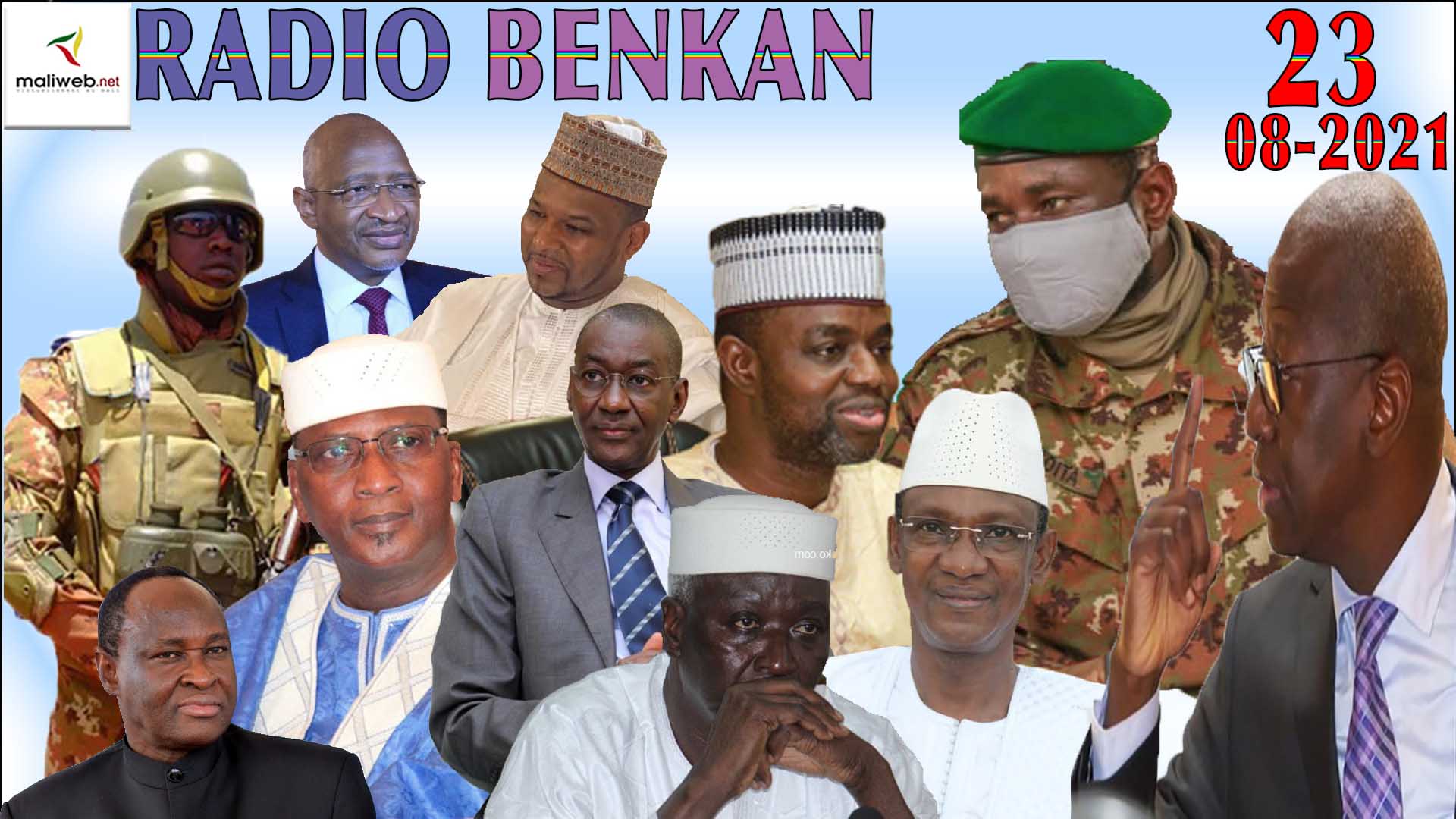 La Revue de Presse de la RADIO BENKAN du 23 Août 2021