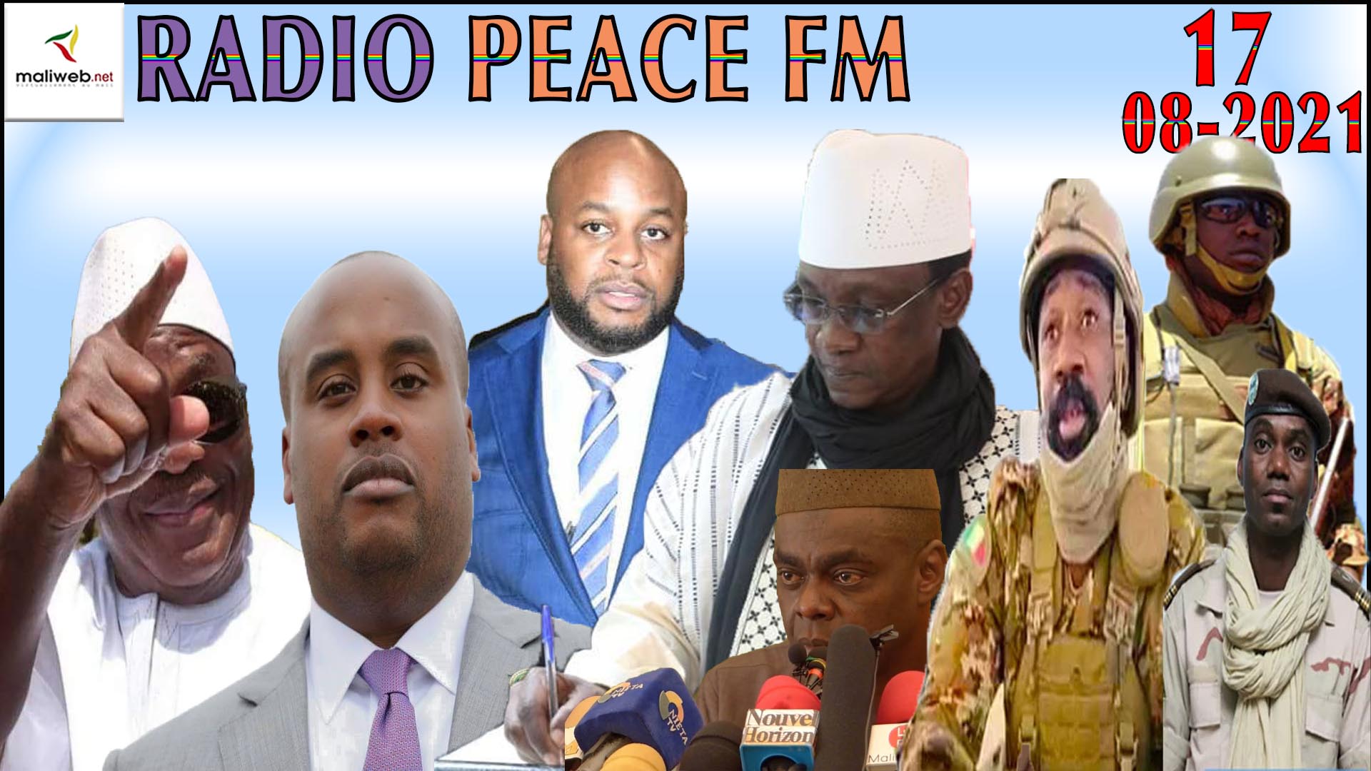 La Revue de Presse de la RADIO PEACE FM du 17 Aout 2021