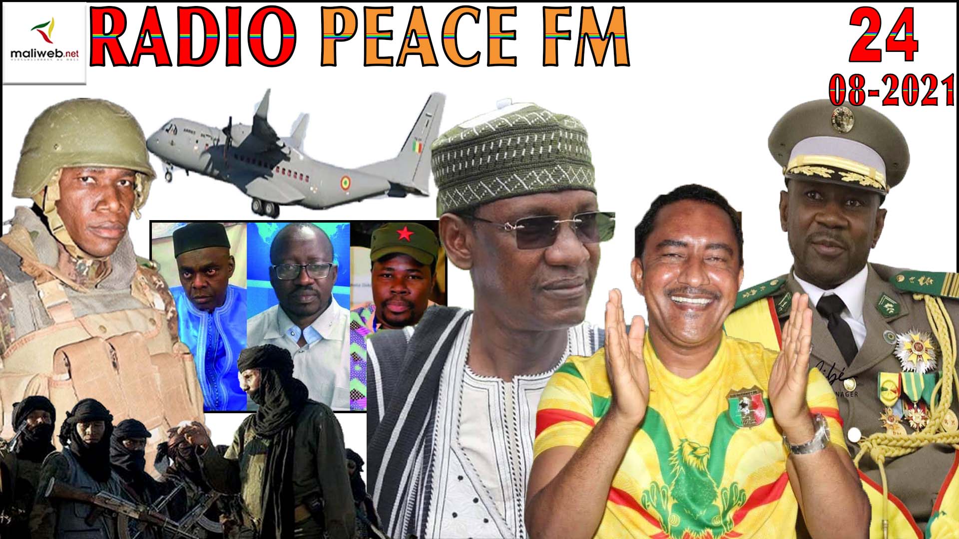 La Revue de Presse de la RADIO PEACE FM du 24 Août 2021