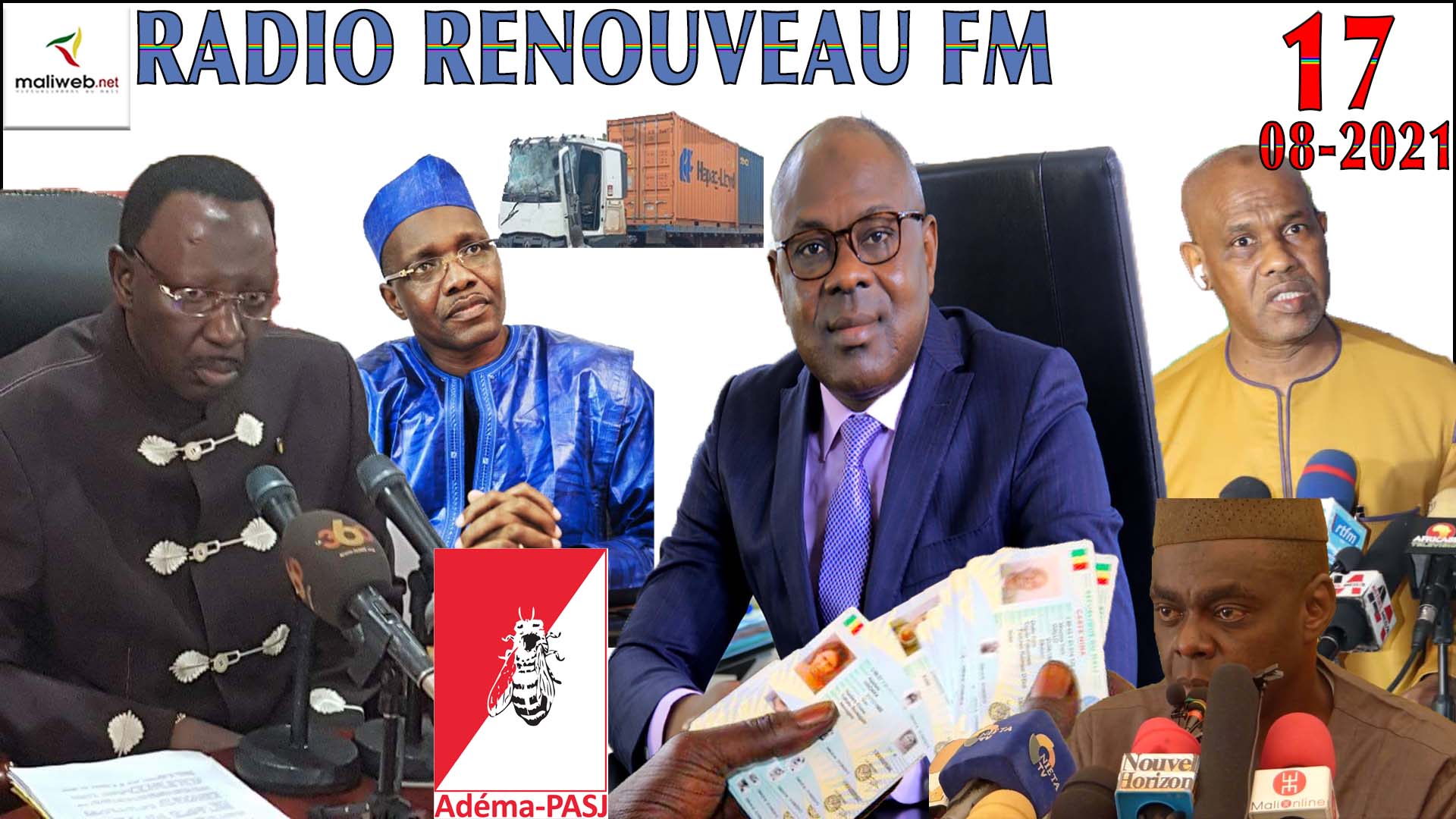La Revue de Presse de la RADIO RENOUVEAU FM du 17 Aout 2021