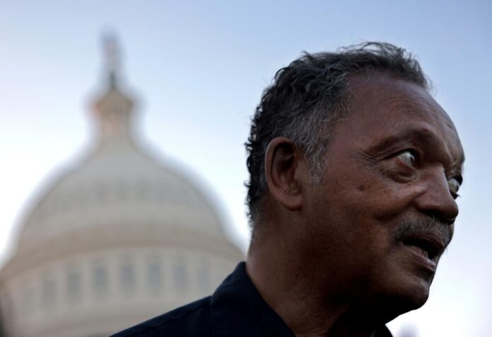 Demonstrators outside the U.S. Capitol to protest return of evictions