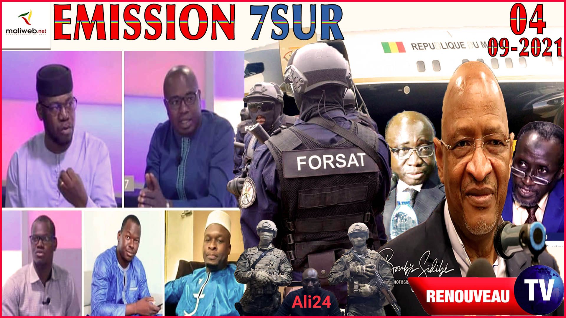 Emission 7SUR7 de la RADIO RENOUVEAU FM du 04 septembre 2021