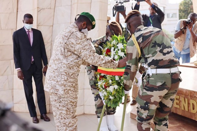 61ème anniversaire de l'accession du Mali à l’indépendance :   Le président de la transition, le colonel Assimi Goïta tente de rassurer les Maliens