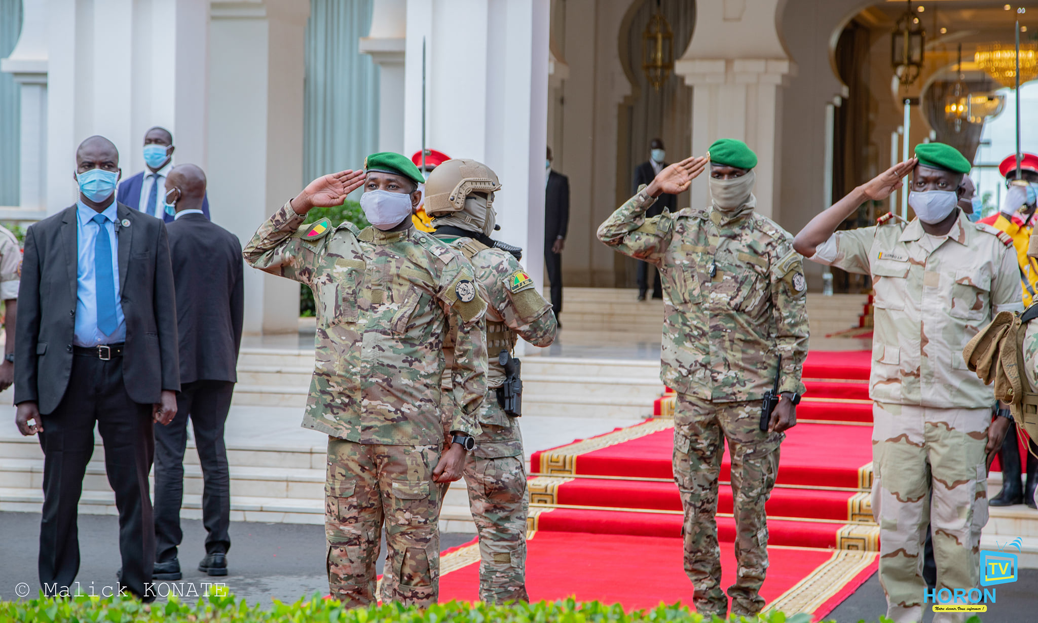 La montée des couleurs à Koulouba : Une pratique désormais instituée par le Président de la transition, Col Assimi Goïta