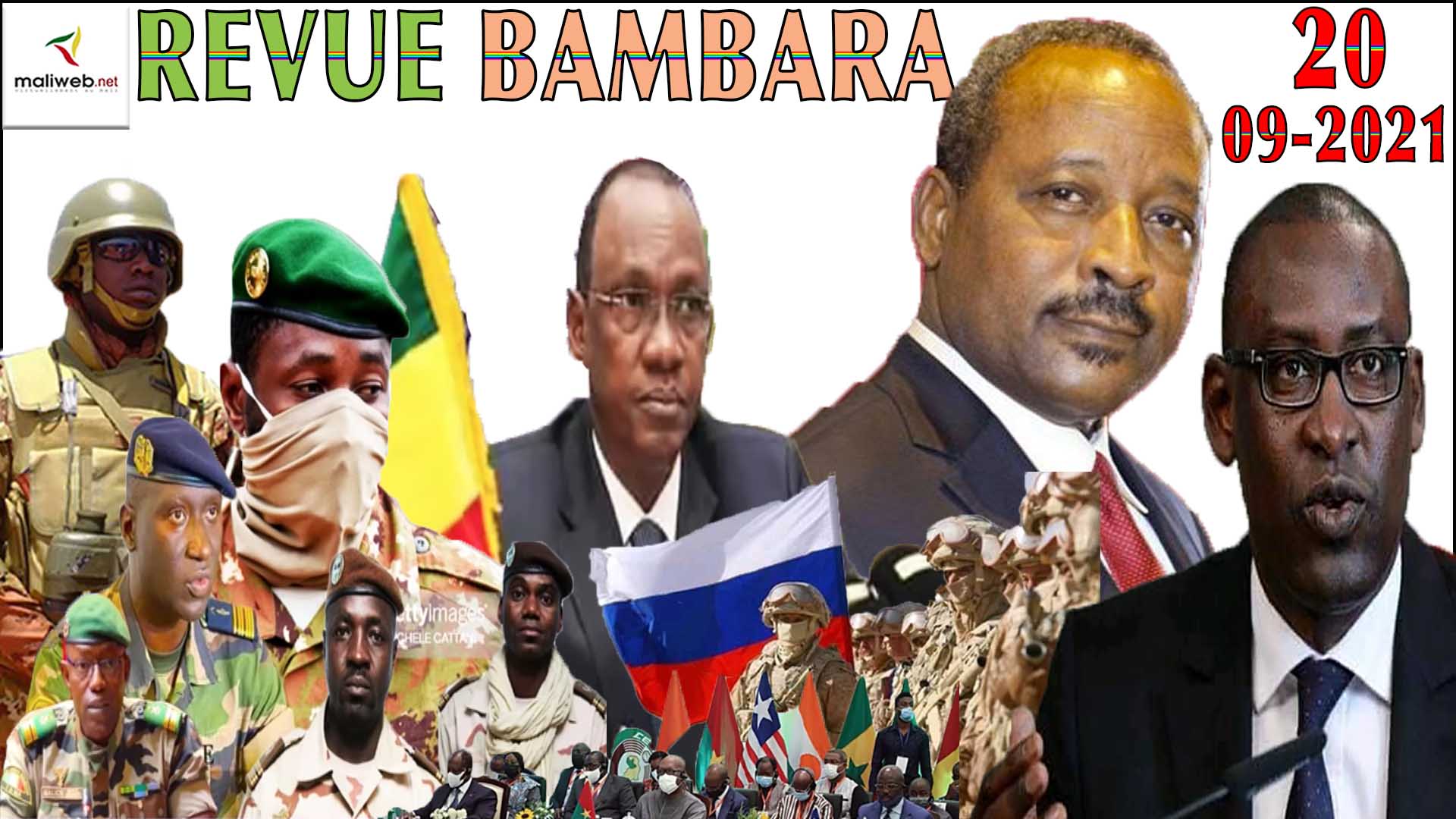 La Revue de Presse en Bambara du 20 Septembre 2021