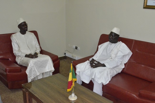 CESC : Yacouba  KATILE reçoit le Président du HCI et  l’Ambassadeur du Sénégal au Mali
