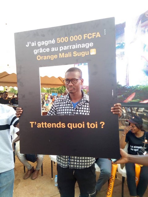 Tombola Parrainage Orange sur l’application Orange Mali Sugu Tour : Souleymane Diallo gagne la somme de 500 000FCFA