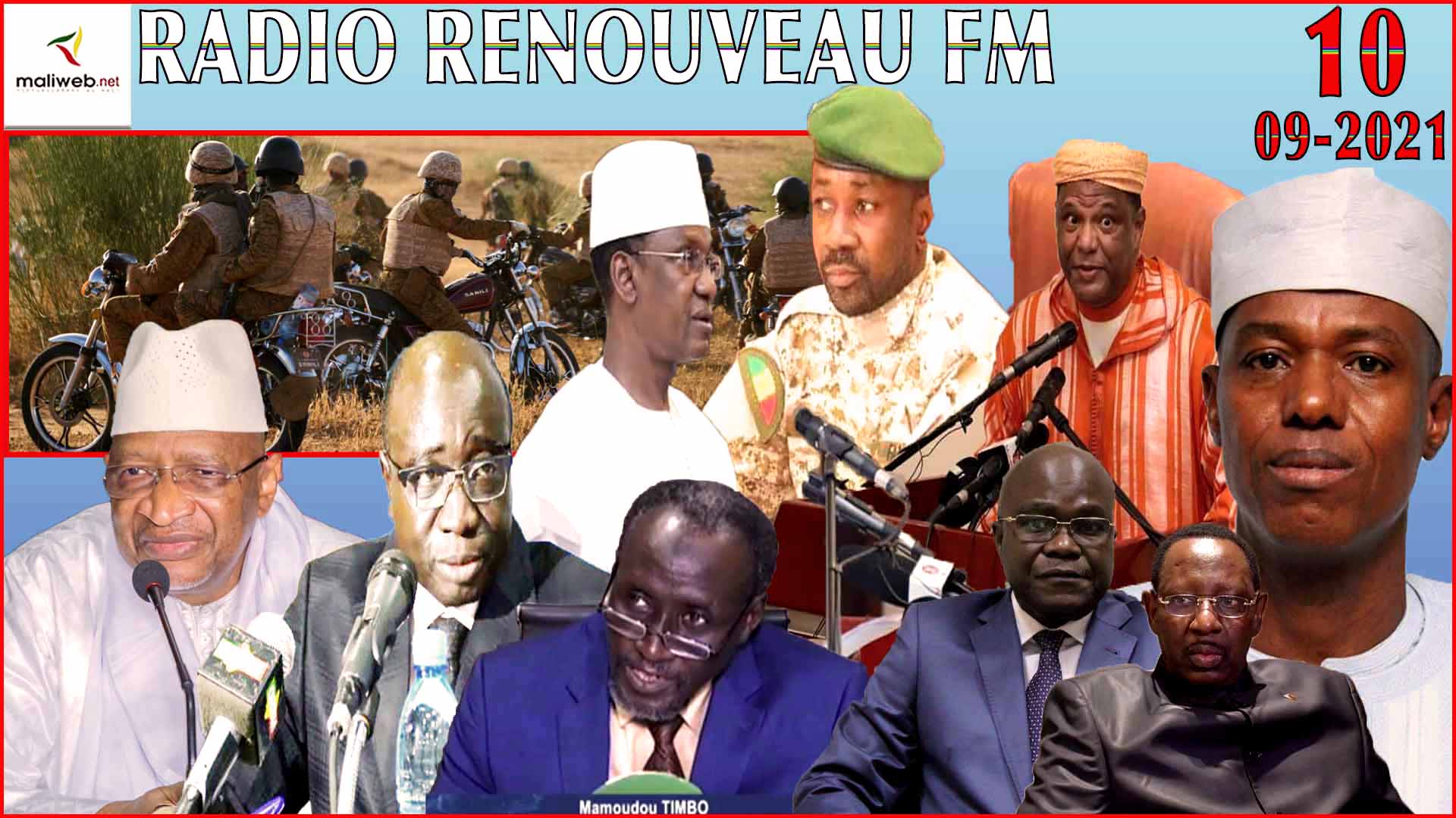 La Revue de Presse de la RADIO RENOUVEAU FM du 10 SEPTEMBRE 2021