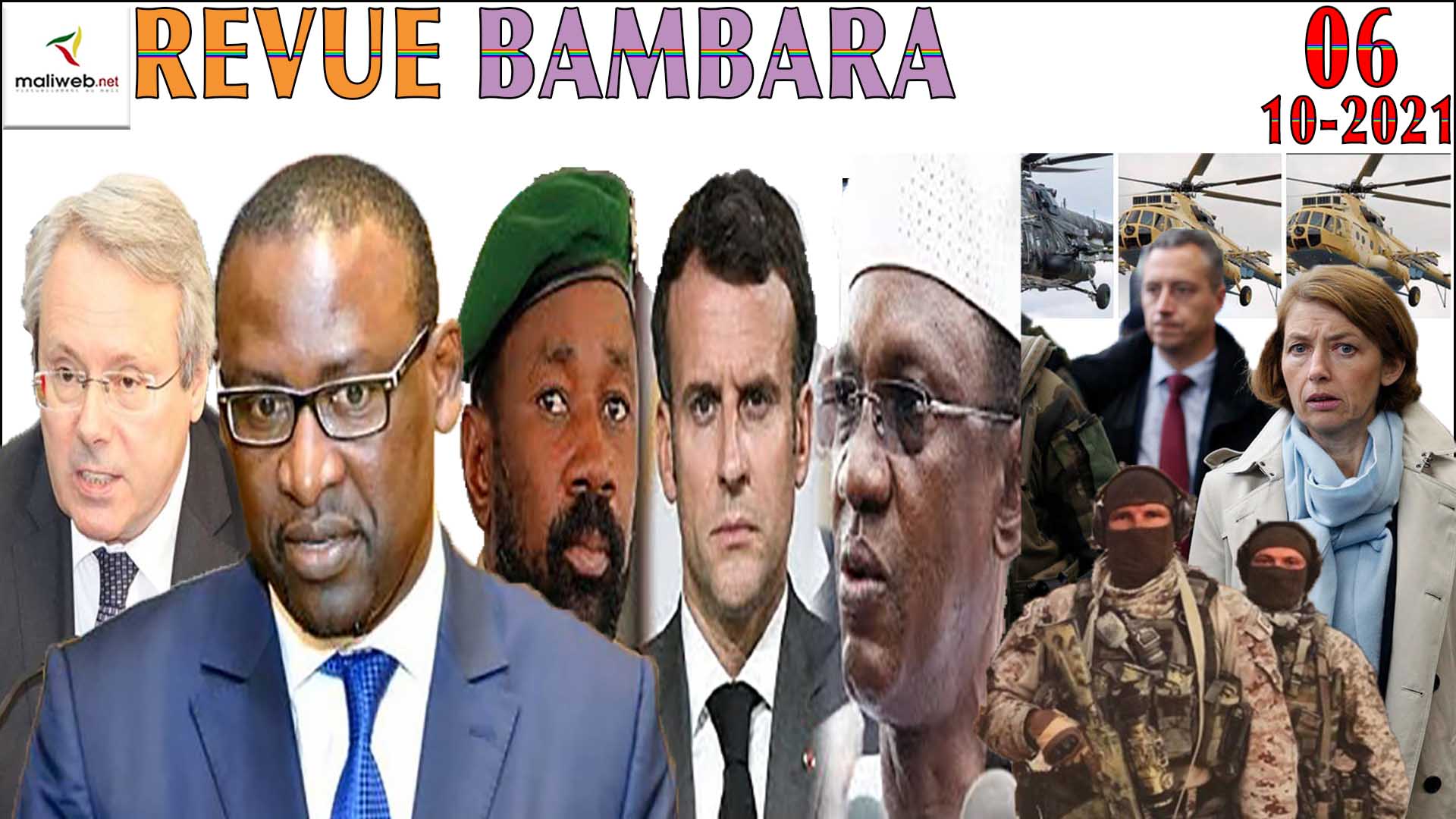 La Revue de Presse en Bambara du 06 Octobre 2021