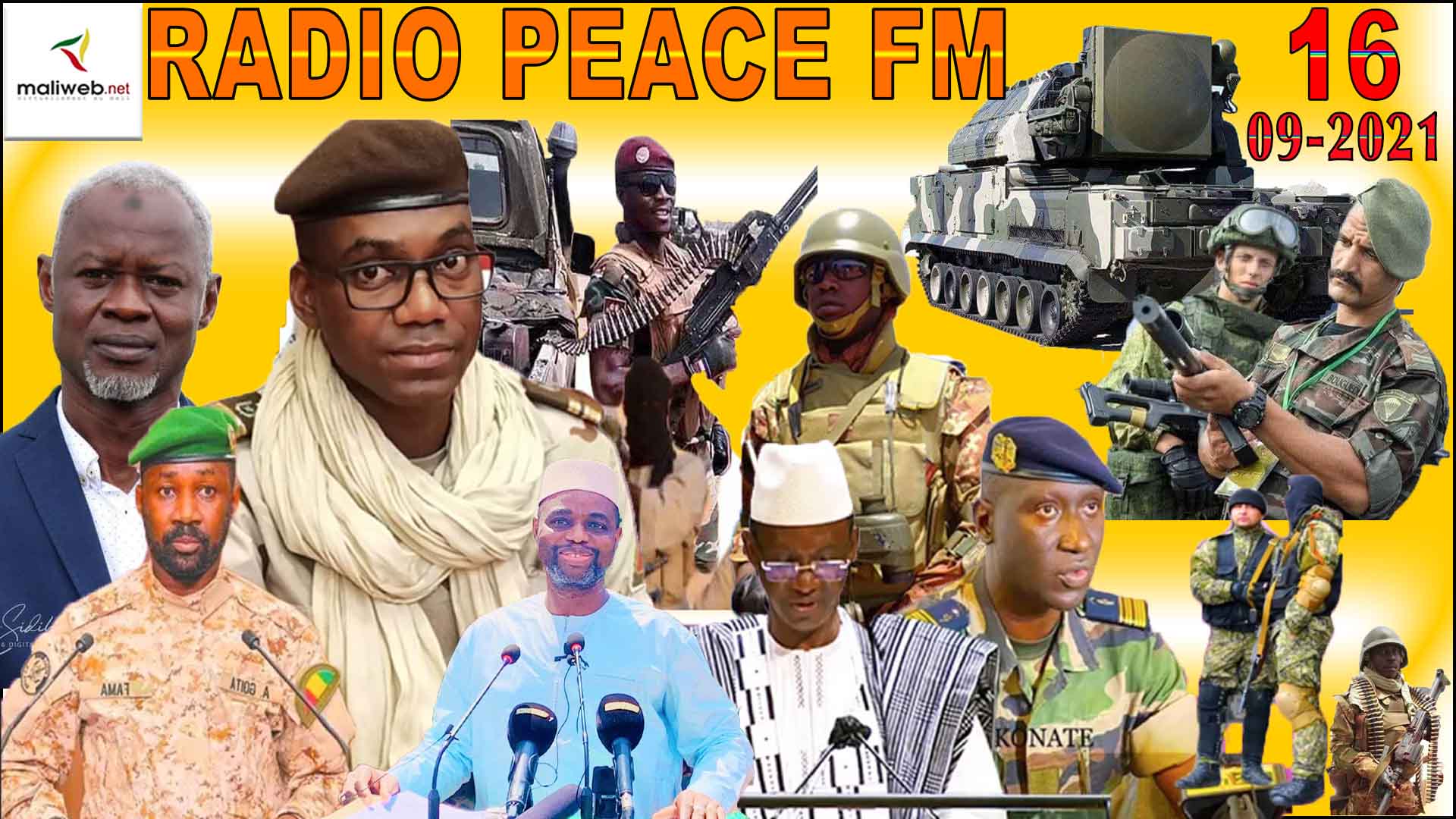 La Revue de Presse de la RADIO PEACE FM du 16 OCTOBRE 2021