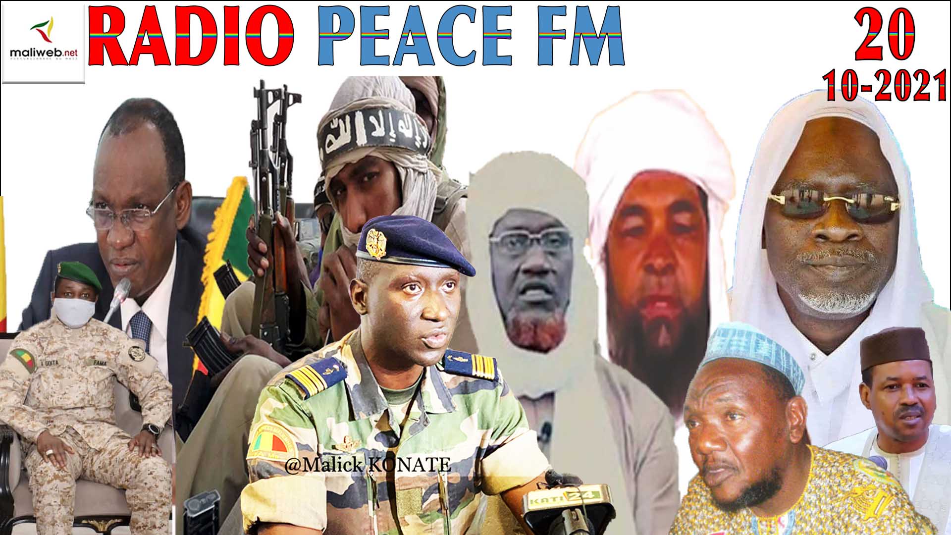 La Revue de Presse de la RADIO PEACE FM du 20 OCTOBRE 2021