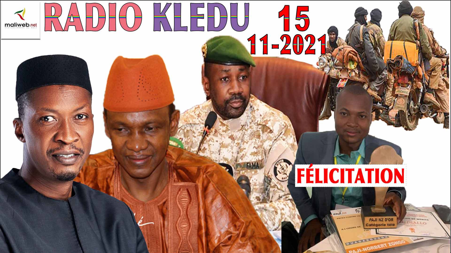 La Revue de Presse de la RADIO KLEDU du 15 NOVEMBRE 2021