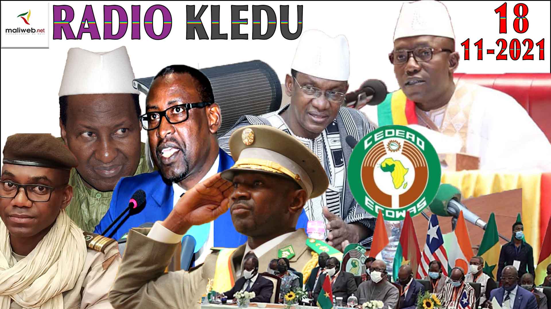 La Revue de Presse de la RADIO KLEDU du 18 NOVEMBRE 2021