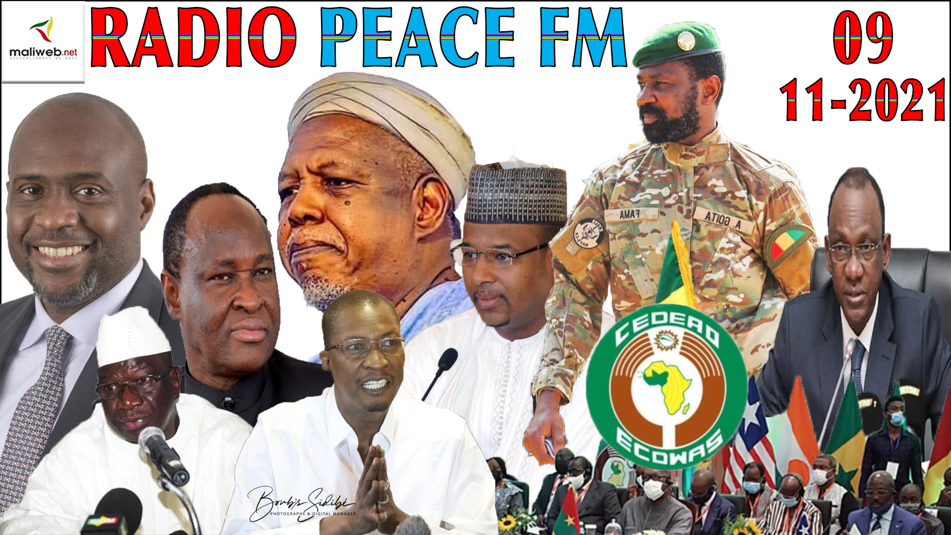 La Revue de Presse de la RADIO PEACE FM du 09 NOVEMBRE 2021