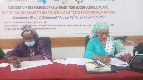 Assises nationales de la refondation :   Les textes fondamentaux des  réformes institutionnelles  expliqués aux femmes
