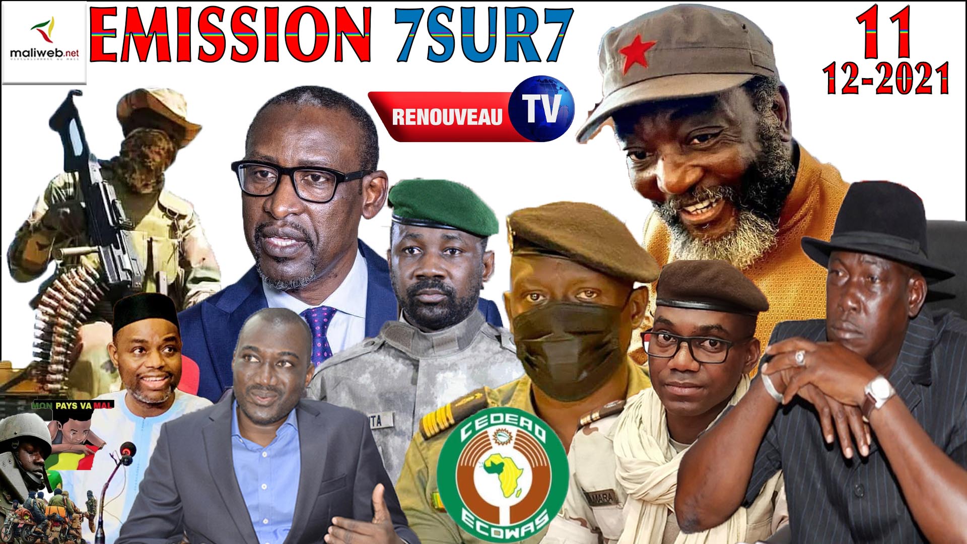 Emission 7SUR7 de la RADIO RENOUVEAU FM du 11 DÉCEMBRE 2021