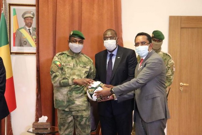 La Confédération Africaine de Football exprime sa gratitude au Président GOITA pour son soutien au développement du Football.