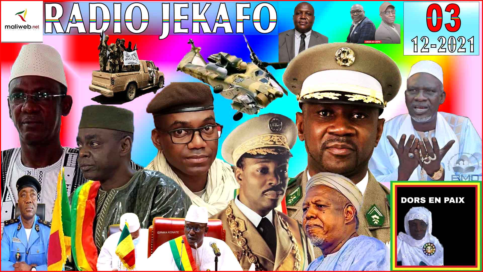 La Revue de Presse de la RADIO JEKAFO du 03 Décembre 2021