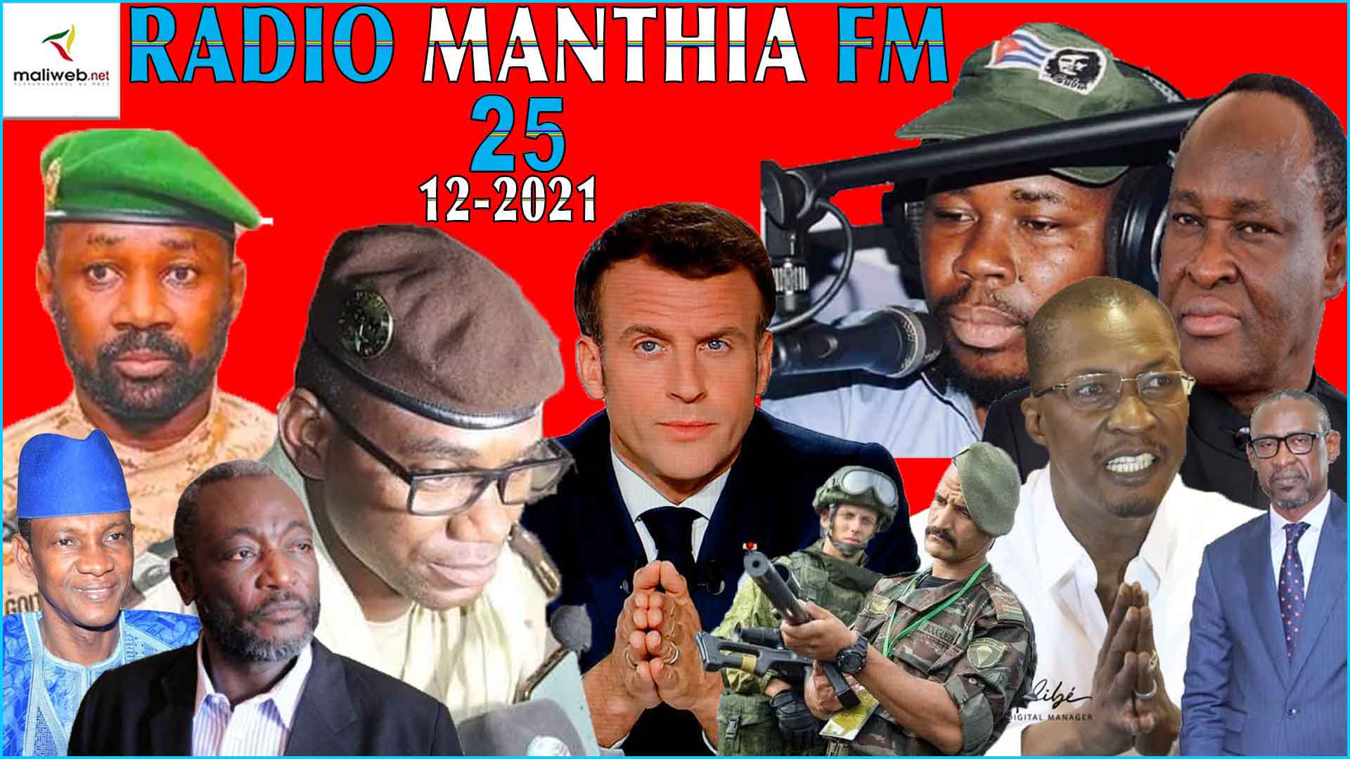 La Revue de Presse de la RADIO MANTHIA FM du 25 Décembre 2021