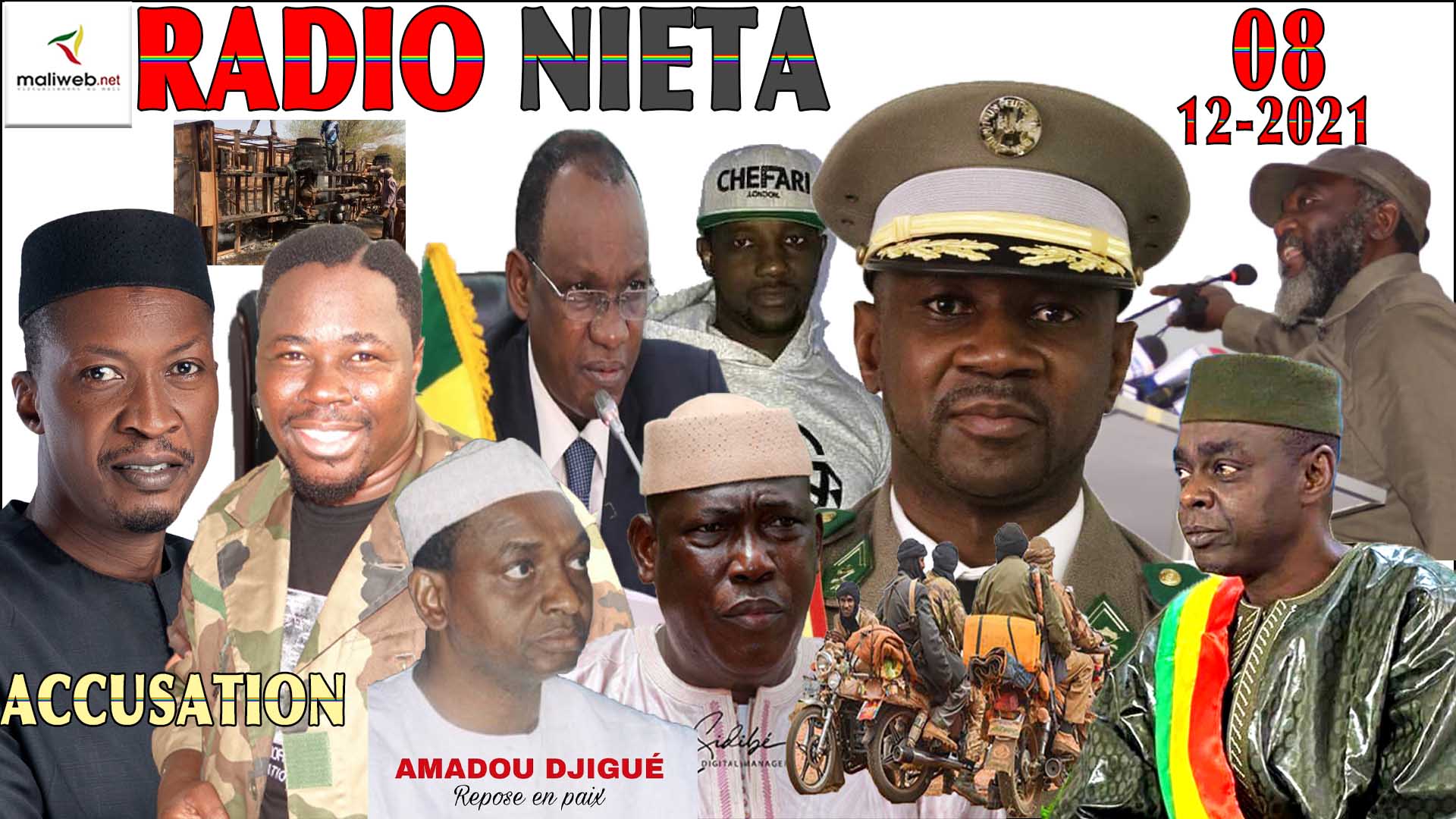 La Revue de Presse de la RADIO NIETA du 08 Décembre 2021