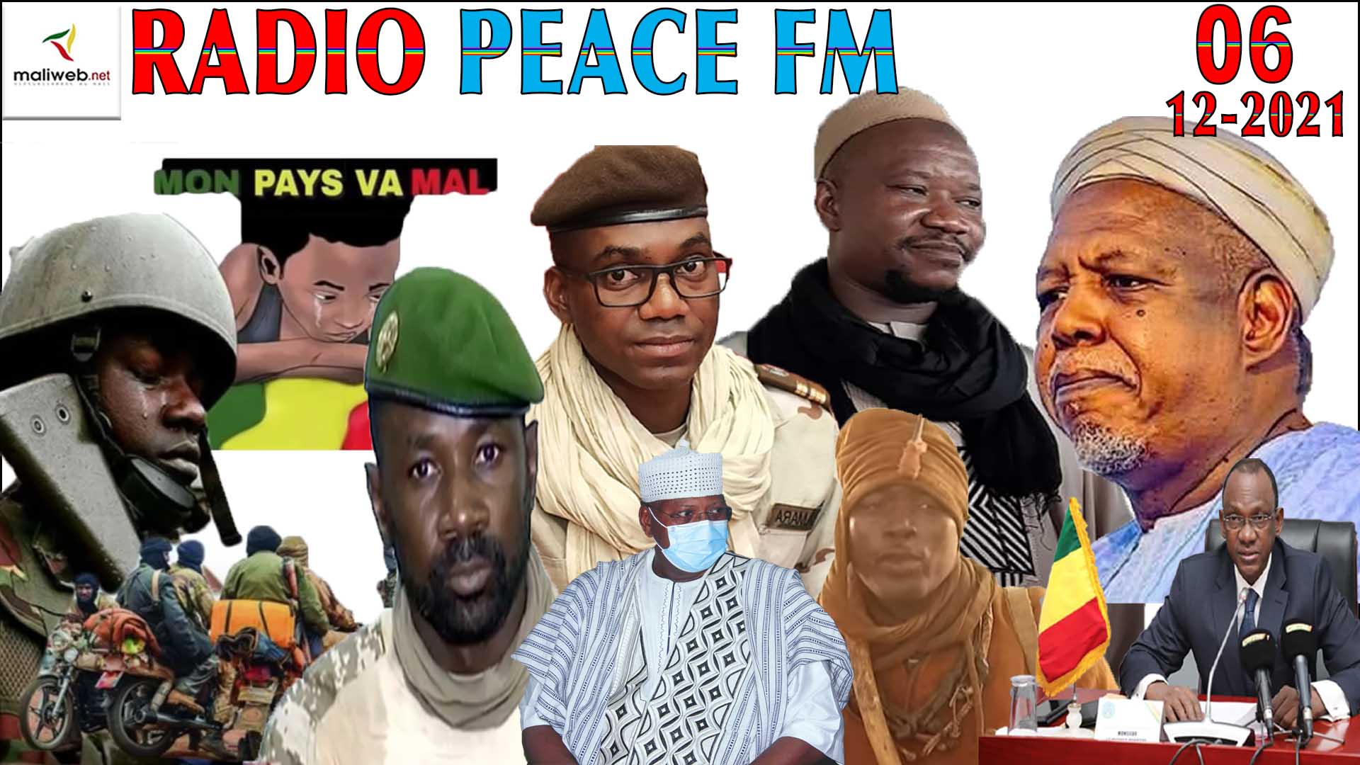 La Revue de Presse de la RADIO PEACE FM du 06 Décembre 2021