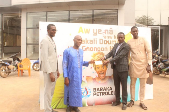 Couverture médiatique de la CAN 2022 : La société  BARAKA Petroleum  appuie l’AJSM   avec 2 000 000FCFA
