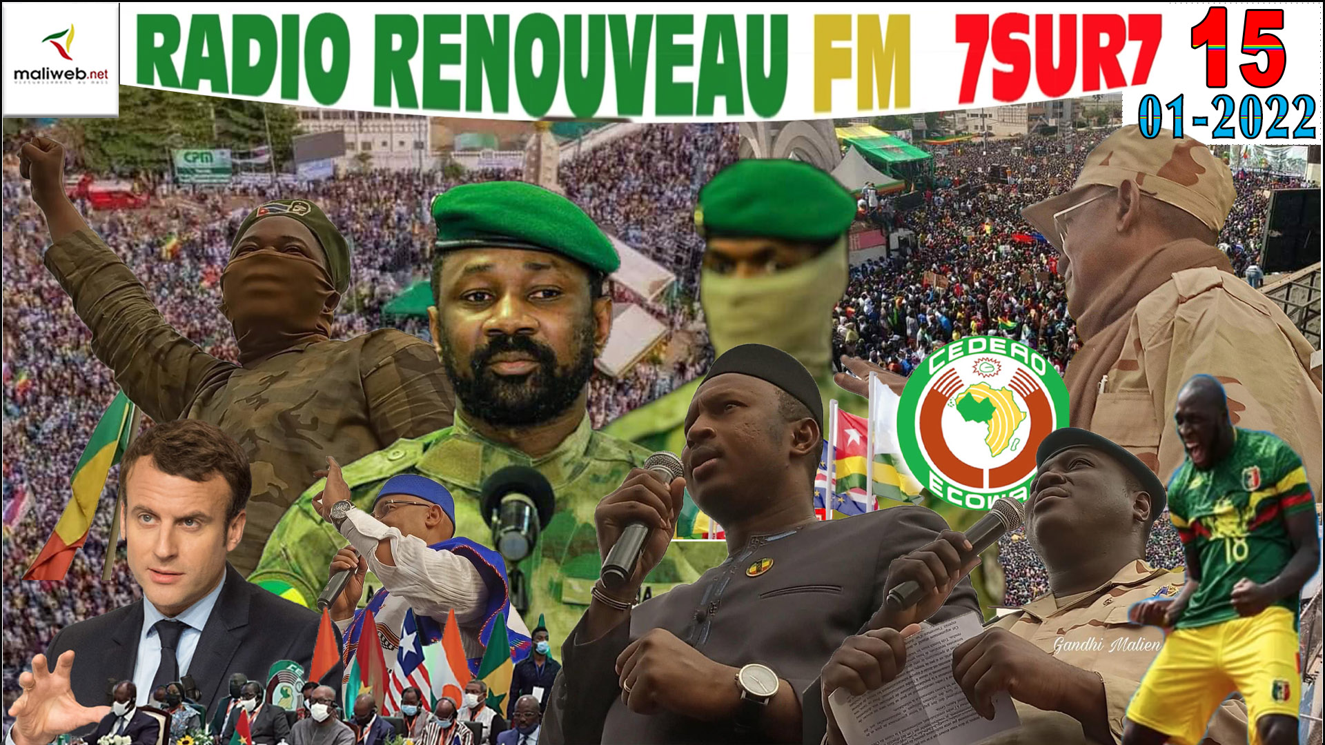 Emission 7SUR7 de la RADIO RENOUVEAU FM du 15 Janvier 2022