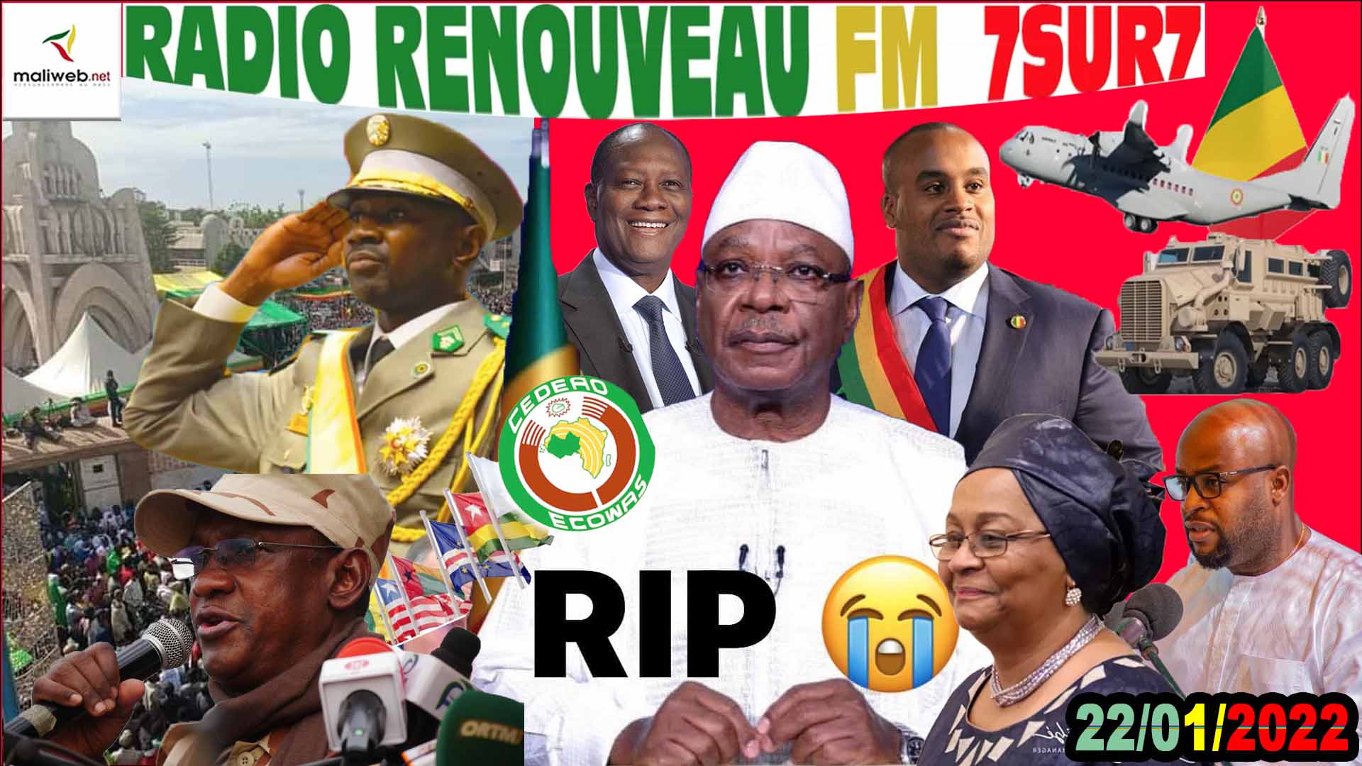 Emission 7SUR7 de la RADIO RENOUVEAU FM du 22 Janvier 2022